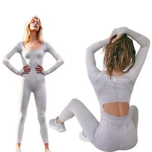 Free People Good Karma Long Sleeved Jumpsuit